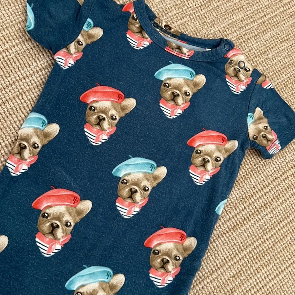 Posh Peanut Frenchie One Piece Romper - Retired print and hard to find - Picture 3 of 4